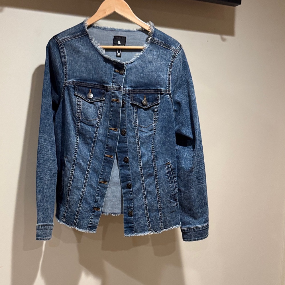 Love & Legend Distressed Denim Jacket